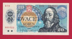 Československo - 20 korun 1988 H 78