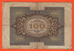 Německo - 100 Mark 1.11.1920 - série O-X