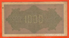 Německo - 1000 mark 15.9.1922 - série B-OE