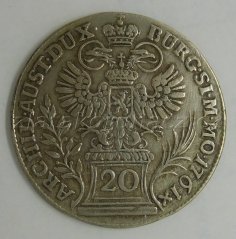 20 Krejcar 1761 Praha