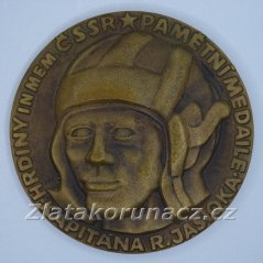 Pamětní medaile kapitána R. Jasioka - hrdiny in mem. ČSSR