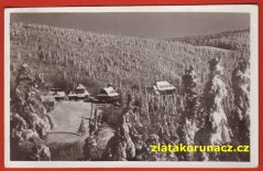 Beskydy - Radhošť - stromy, chaty