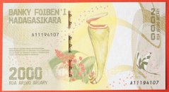 Madagaskar - 2000 Ariary 2017