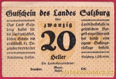 Salzburg - 20 haléřů - 1919