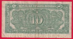 10 Kčs b.l.1945 PS