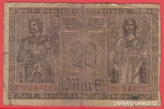 Německo - 20 mark 20.2.1918 - série P