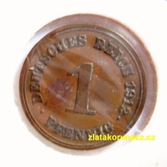 Německo - 1 Reich Pfennig 1912 E