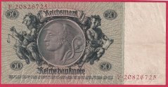 Německo - 50 Reichsmark 30.3.1933 - série F - L - 8 m.č.