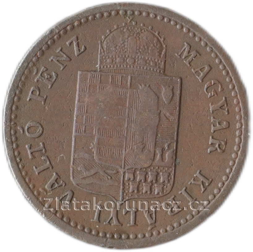1 krejcar   1887 K.B.