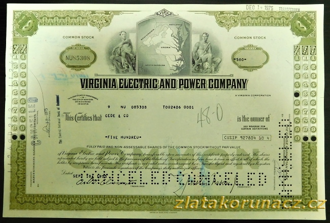 USA - Virginia Electric and Power Company - 1975
