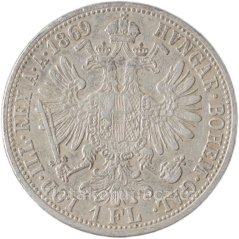 1 zlatník 1869 A