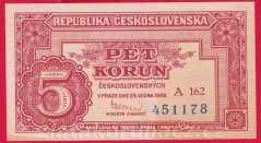 5 Kčs 1949 A 162