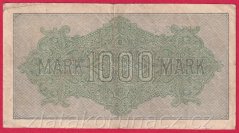 Německo - 1000 mark 15.9.1922 - série Cd-VL