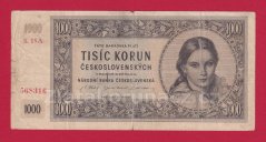 1000 Kčs 1945 15 A