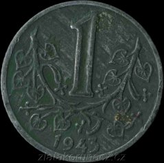 1 koruna 1943