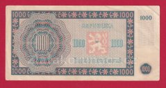 1000 Kčs 1945 03 B