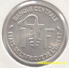 Afrika - Centrální východní - 1 franc 1961