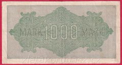 Německo - 1000 mark 15.9.1922 - série Q-HH