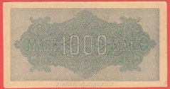 Německo - 1000 mark 15.9.1922 - série U-WB