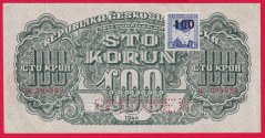 100 Korun 1944 OC + kolek-"Táto"