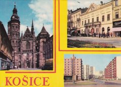 Košice - dóm, knihovna, sídliště