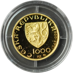 1998 - 1 000 Kč Karla IV. Proof