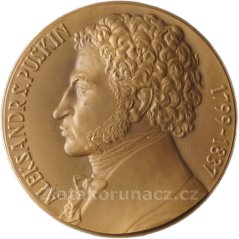 Aleksandr S. Puškin 1799-1837, Fischer bronz