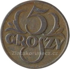 Polsko - 5 groszy 1925