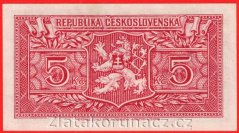 5 Kčs b.l. 1945 XL