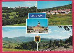 Jeseník - Pohled od lázní k Pradědu
