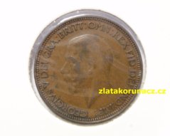 Anglie - 1/2 penny 1930