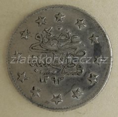Turecko - 2 kurush 1293/23 - Abdul Hamid II.