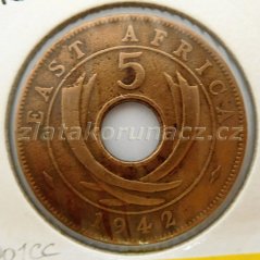 Afrika východní - 5 cents 1942