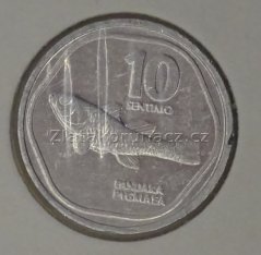 Filipíny - 10 sentimos 1989