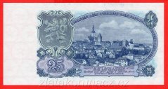 25 Kčs 1953 AU-ruský číslovač