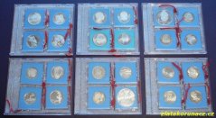 Sada mincí  Československo 1954 - 1993 PROOF
