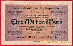 Düsseldorf - 1 milión marek - 1923