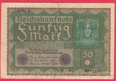 Německo - 50 mark 24.6.1919 - série Nb-pořadí 2