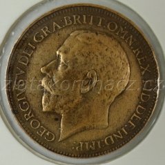 Anglie - 1 Farthing 1925