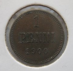Finsko - 1 penni 1900