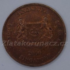 Singapur - 1 cent 2000
