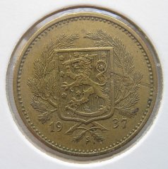 Finsko - 5 markkaa 1937 S