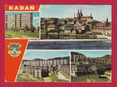 Kadaň - znak, pohled na město, sídliště