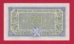 20 Kčs b.l.1945 HA