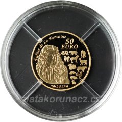 Zlatá mince - Francie 50 Euro Fables de La Fontaine