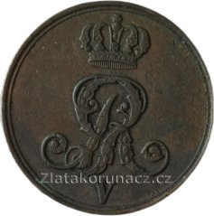 Hannover - 1 Pfennig 1852 B