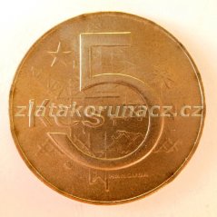 5 koruna 1989