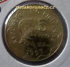 Filipiny - 5 Piso 1997