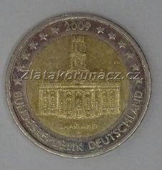 Německo - 2 Eura 2009 G Saarland