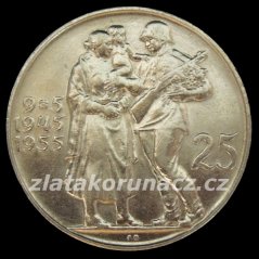1955 - 25Kčs-10 .výr.osvobození ČSR - Standart